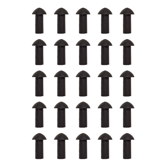 Stop & Go 2075 Mushroom Tire Plugs for Punctures and Flats, 3/4" Length x 5/16" Shaft Diameter, 25 Pack for Tubeless Tires on Motorcycles, ATVs, UTVs, Cars, and Trucks