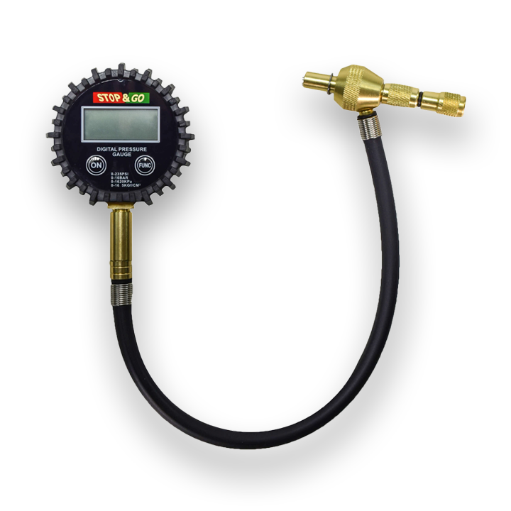 Stop & Go 2020 Off-Road Tire Deflater with Digital Pressure Gauge