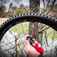 Stop & Go 100 27 Piece Bicycle Repair & Inflation Kit for Tubeless and Tube-Type Tires Works on BMX, XC, Mountain, Road, Gravel, & E-Bikes (4 Patches & 10 Rope Plugs)