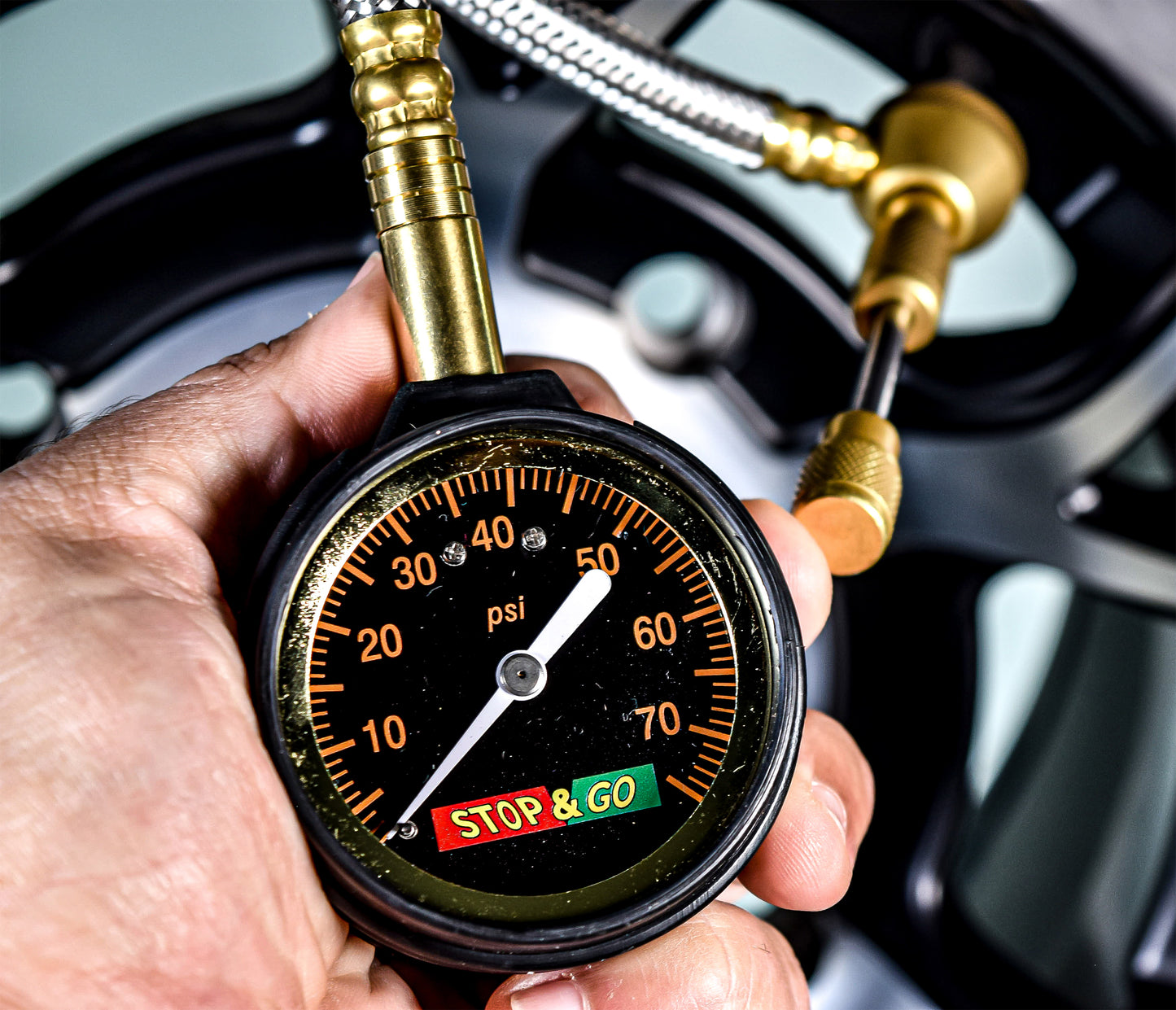 Stop & Go 2010 Rapid Analog Tire Deflator, Accurate 0-80PSI Pressure Gauge for Jeeps, 4x4, ATV, UTV, Truck, and Other Off Road Vehicles