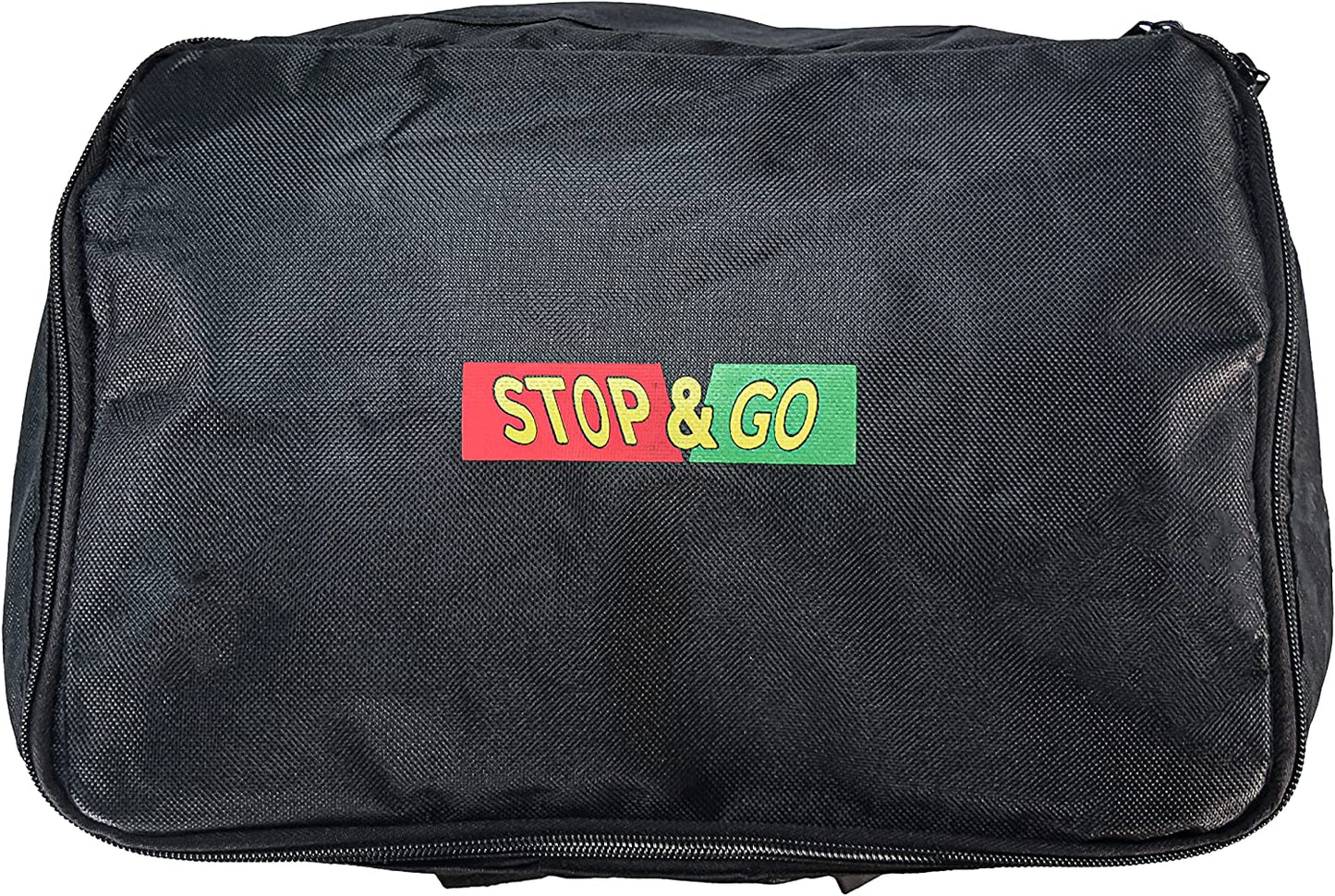 Stop & Go 2100 Portable 1.5 HP 12 Volt Dual Piston Air Compressor with 26ft Hose, Alligator Clips, Adapter Nozzles, and Carrying Bag for Cars, Motorcycles, ATVs, UTVs, Jeeps, Trucks, and Tractors