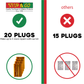 Stop & Go 1020 25 Piece Tubeless T-Handle Rope Plug Tire Repair Kit (20 Plugs)